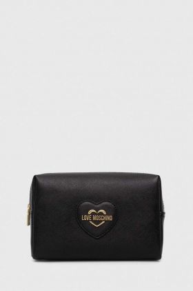 Love Moschino portfard culoarea negru