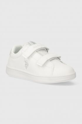 U.S. Polo Assn. sneakers pentru copii TRACE002A culoarea alb