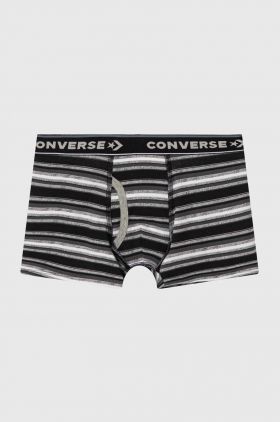 Converse boxeri copii 2-pack culoarea negru