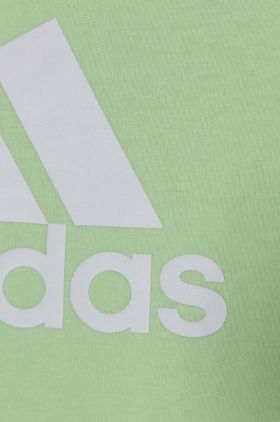 adidas bluza copii culoarea verde, cu imprimeu