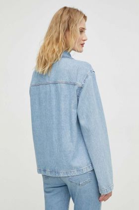 Marc O'Polo camasa jeans femei, cu guler clasic, relaxed