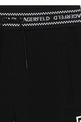 Karl Lagerfeld pantaloni scurti copii culoarea negru