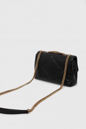 Tory Burch poseta de piele culoarea negru