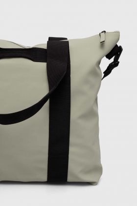 Rains geanta 14150 Tote Bags culoarea verde