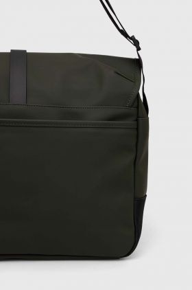 Rains geanta 14580 Messenger Bags culoarea verde