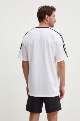 adidas Originals tricou bărbați, culoarea alb, cu imprimeu IM9459