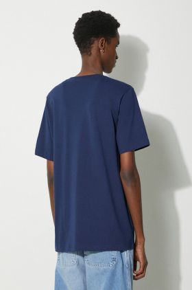 adidas Originals tricou din bumbac bărbați, culoarea bleumarin, cu imprimeu IS0233