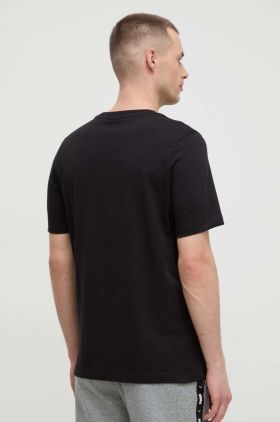 Puma tricou din bumbac bărbați, culoarea negru, cu imprimeu 625424