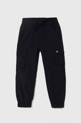 Abercrombie & Fitch pantaloni de trening pentru copii culoarea negru, cu imprimeu