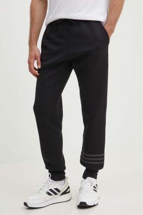 adidas Originals pantaloni de trening culoarea negru, cu imprimeu  IS2812