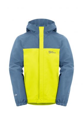 Jack Wolfskin geaca de ploaie copii TUCAN culoarea galben