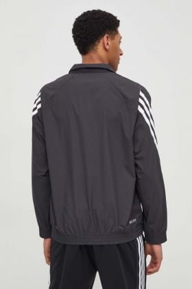 adidas bluză bărbați, culoarea negru, uni IN3316