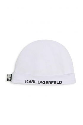 Karl Lagerfeld set de bumbac pentru bebelusi culoarea alb