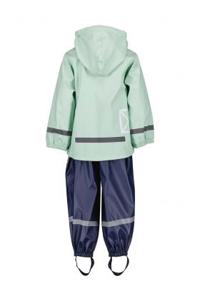 Didriksons salopeta copii SLASKEMAN KIDS SET 2 culoarea turcoaz