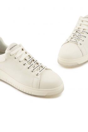 Emporio Armani sneakers din piele culoarea bej, X4X264 XR128 T862