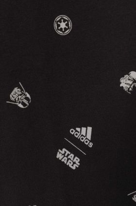 adidas tricou copii x Star Wars culoarea negru, modelator