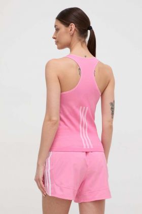 adidas Performance top de antrenament culoarea roz IS4352