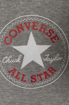 Converse tricou de bumbac pentru copii culoarea gri