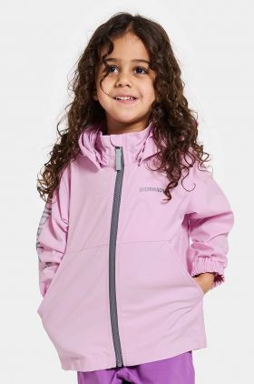 Didriksons geaca copii HALLON KIDS JKT culoarea violet