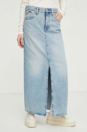 G-Star Raw fusta jeans maxi, drept