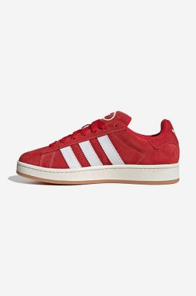 adidas Originals sneakers din piele întoarsă Campus 00S culoarea roșu, H03474 H03474-red