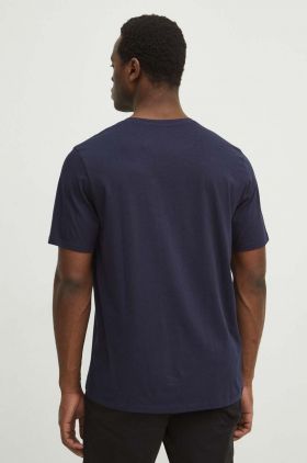 Medicine tricou din bumbac barbati, culoarea albastru marin, cu imprimeu