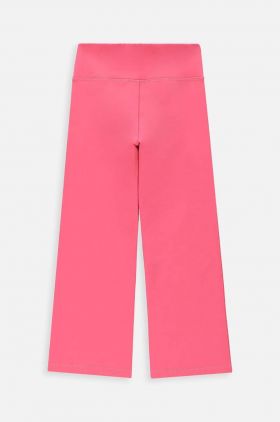 Coccodrillo pantaloni de trening pentru copii culoarea roz, neted