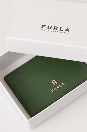 Furla carcasa din piele culoarea verde