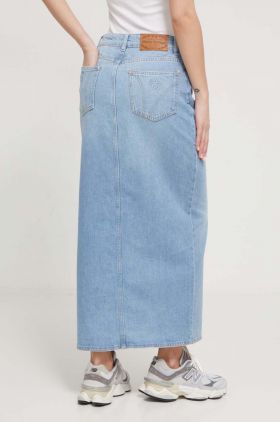 Chiara Ferragni fusta jeans maxi, creion