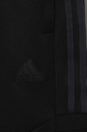 adidas pantaloni de trening pentru copii culoarea negru, cu imprimeu