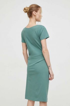 Tiger Of Sweden rochie culoarea verde, mini, drept