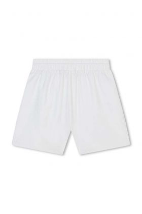 Marc Jacobs pantaloni scurți din bumbac pentru copii culoarea alb, neted