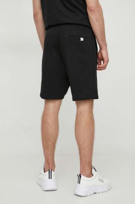 BALR. pantaloni scurti din bumbac culoarea negru