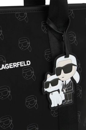 Karl Lagerfeld poseta fete culoarea negru