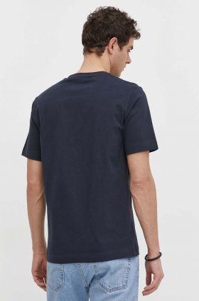 Marc O'Polo tricou din bumbac barbati, culoarea albastru marin, cu imprimeu