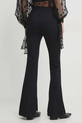 Answear Lab pantaloni femei, culoarea negru, mulata, high waist