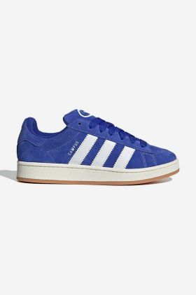 adidas sneakers din piele întoarsă Campus 00S culoare albastru H03471