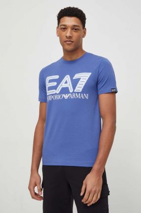 EA7 Emporio Armani tricou barbati, cu imprimeu