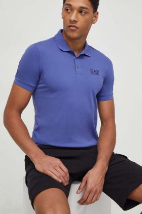 EA7 Emporio Armani tricou polo barbati, neted