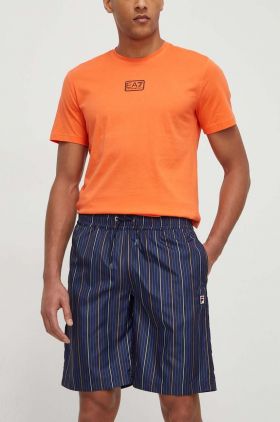 Fila pantaloni scurti barbati, culoarea albastru marin