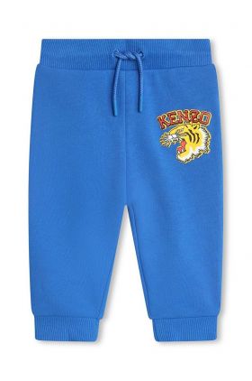 Kenzo Kids pantaloni de trening din bumbac pentru copii cu imprimeu