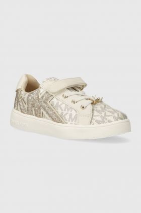 Michael Kors sneakers pentru copii culoarea auriu