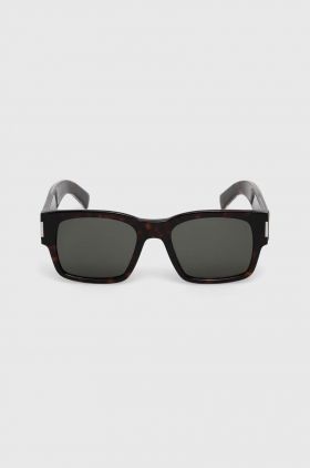 Saint Laurent ochelari de soare barbati, culoarea maro