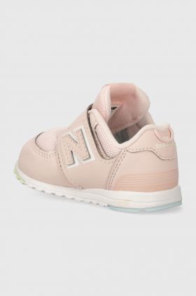 New Balance sneakers pentru copii NW574MSE culoarea roz