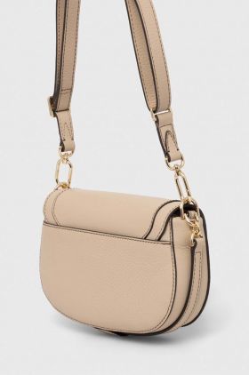 Furla poseta de piele culoarea bej