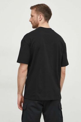 BALR. tricou din bumbac barbati, culoarea negru, cu imprimeu