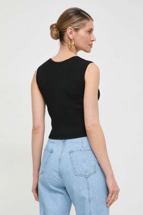 Silvian Heach top femei, culoarea negru