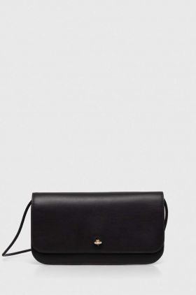 Furla poseta piele culoarea negru