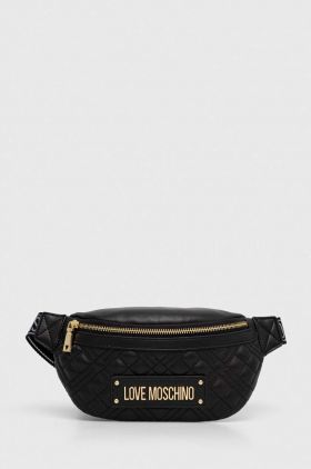 Love Moschino borseta culoarea negru