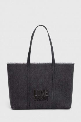 Love Moschino poseta culoarea negru